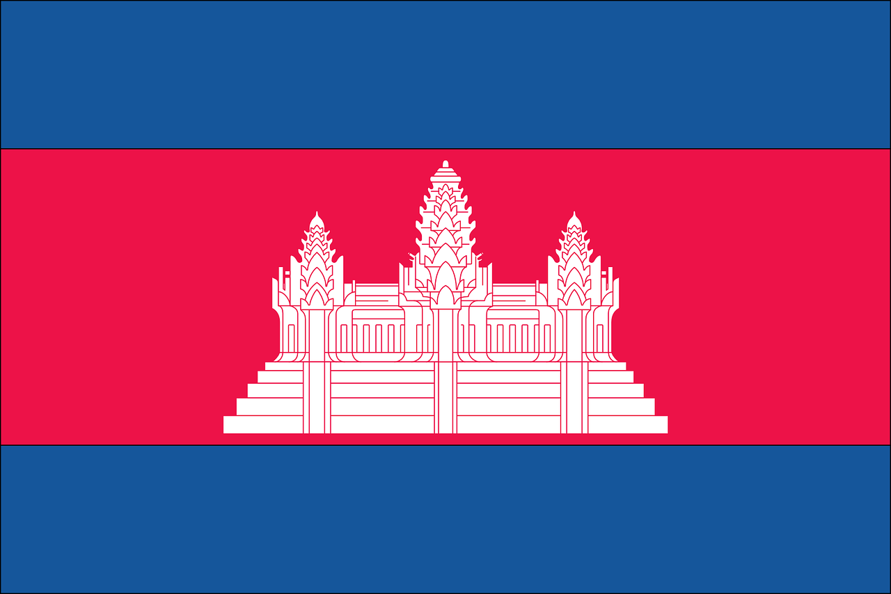 flag country cambodia free photo