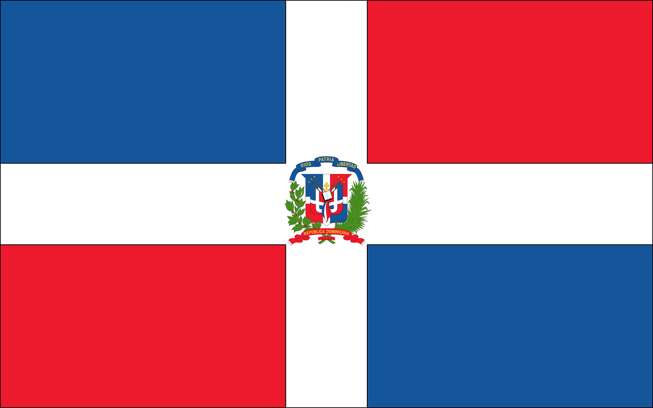 flag country dominican dominican republic free photo