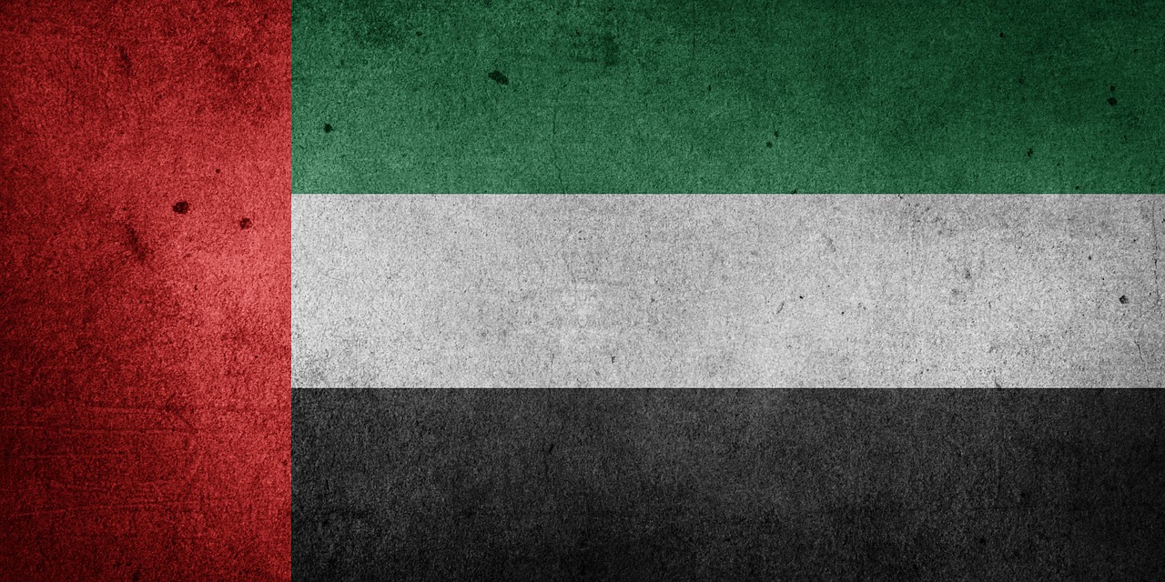flag united arab emirates uae free photo