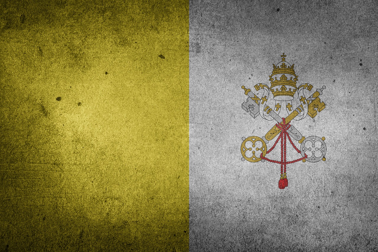flag vatican city catholicism free photo