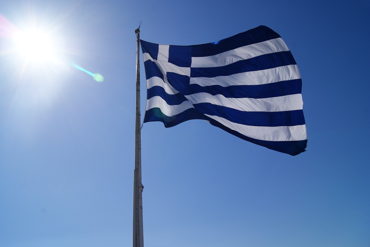 flag greece country free photo