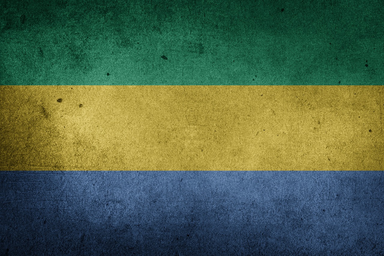 flag gabon africa free photo