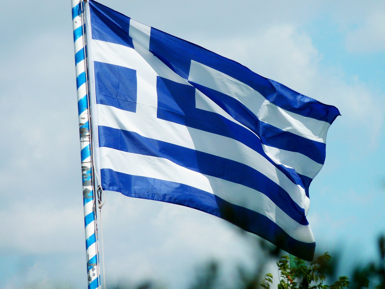 flag greece greek free photo