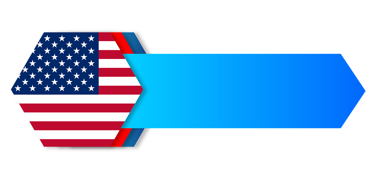 flag united states arrow free photo