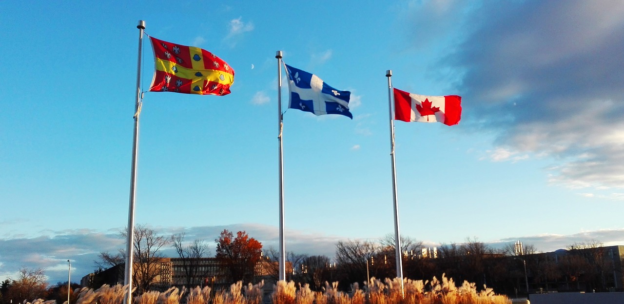 flag canada québec free photo