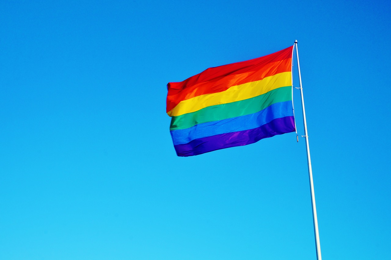 flag san francisco rainbow free photo