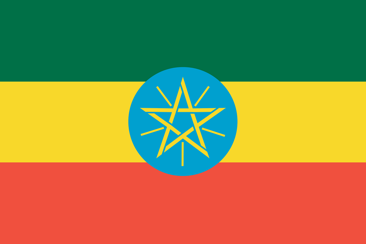 flag ethiopia ethiopian flag free photo