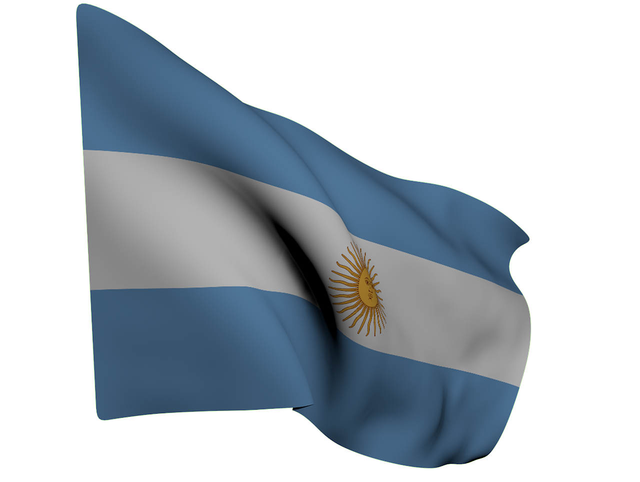 flag argentina blue free photo