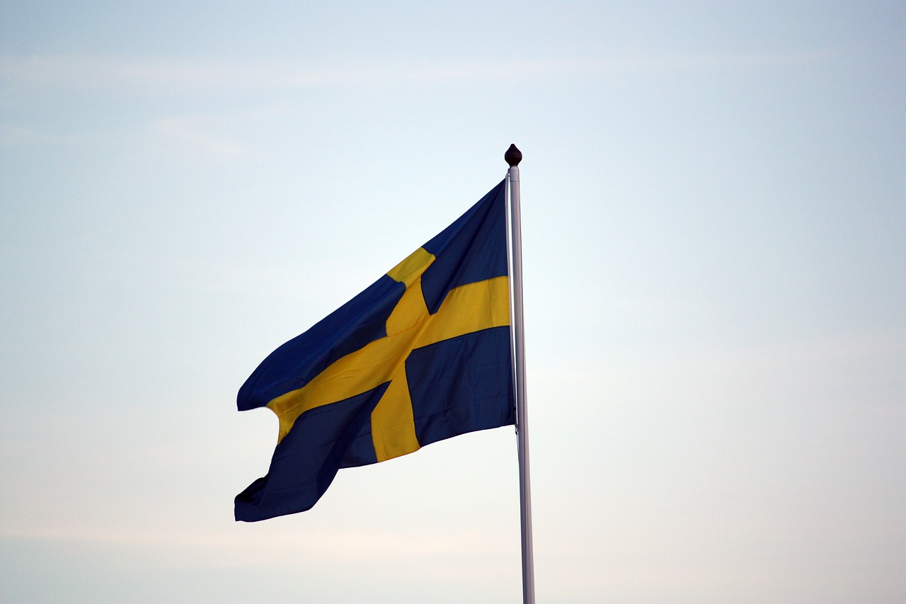 flag sweden midsummer free photo