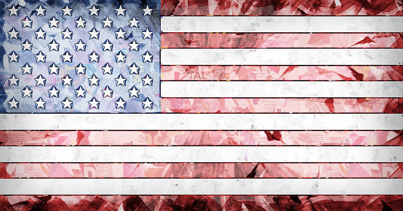 flag america american free photo