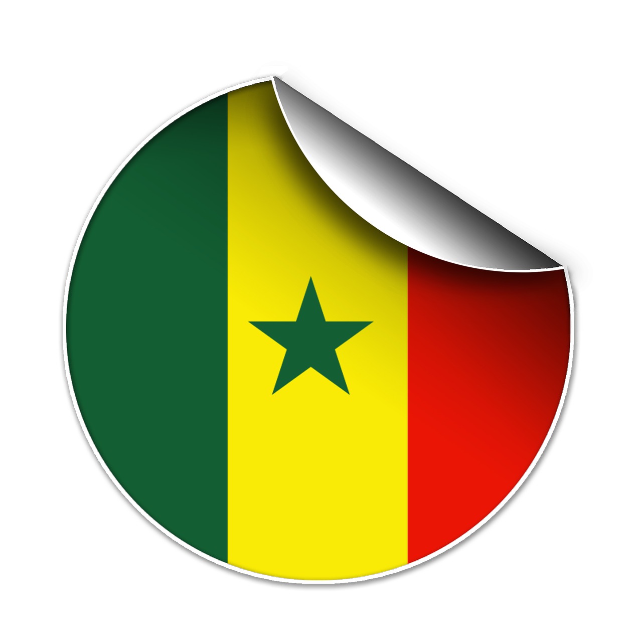 flag senegalese symbol free photo
