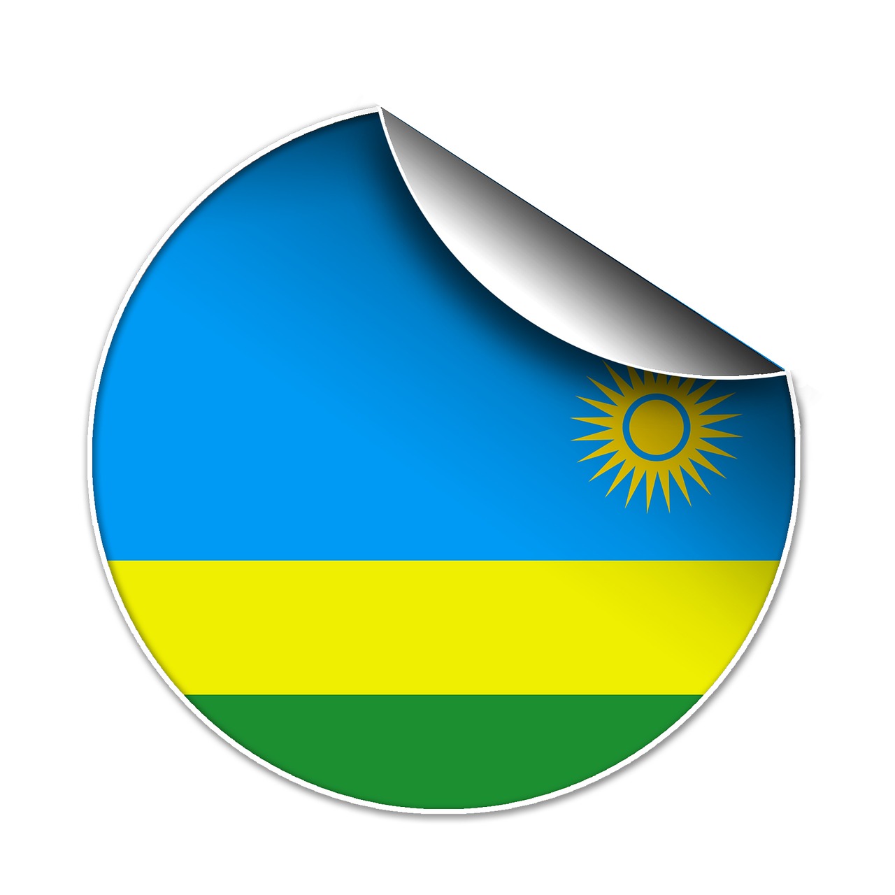 flag rwandan symbol free photo