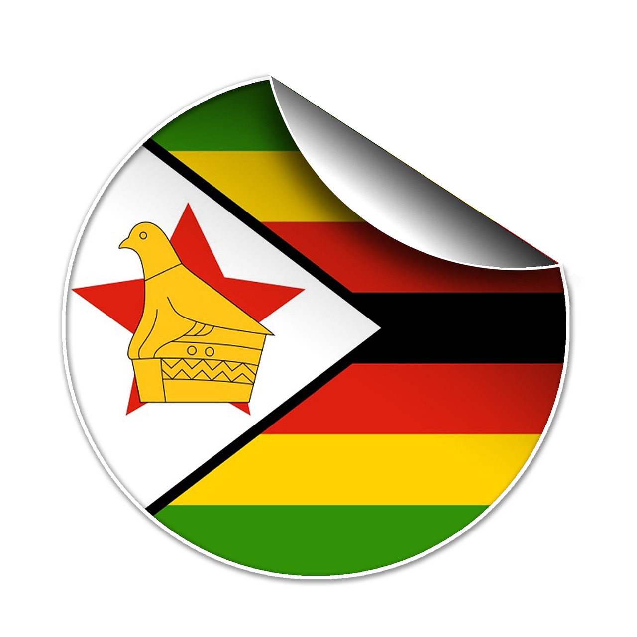 flag zimbabwean symbol free photo