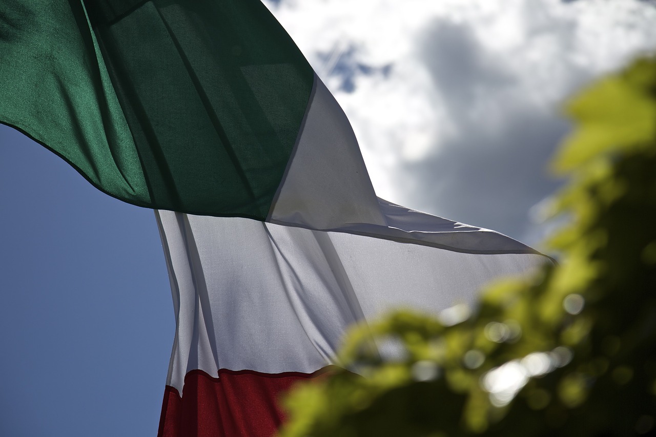 flag italy tricolor free photo