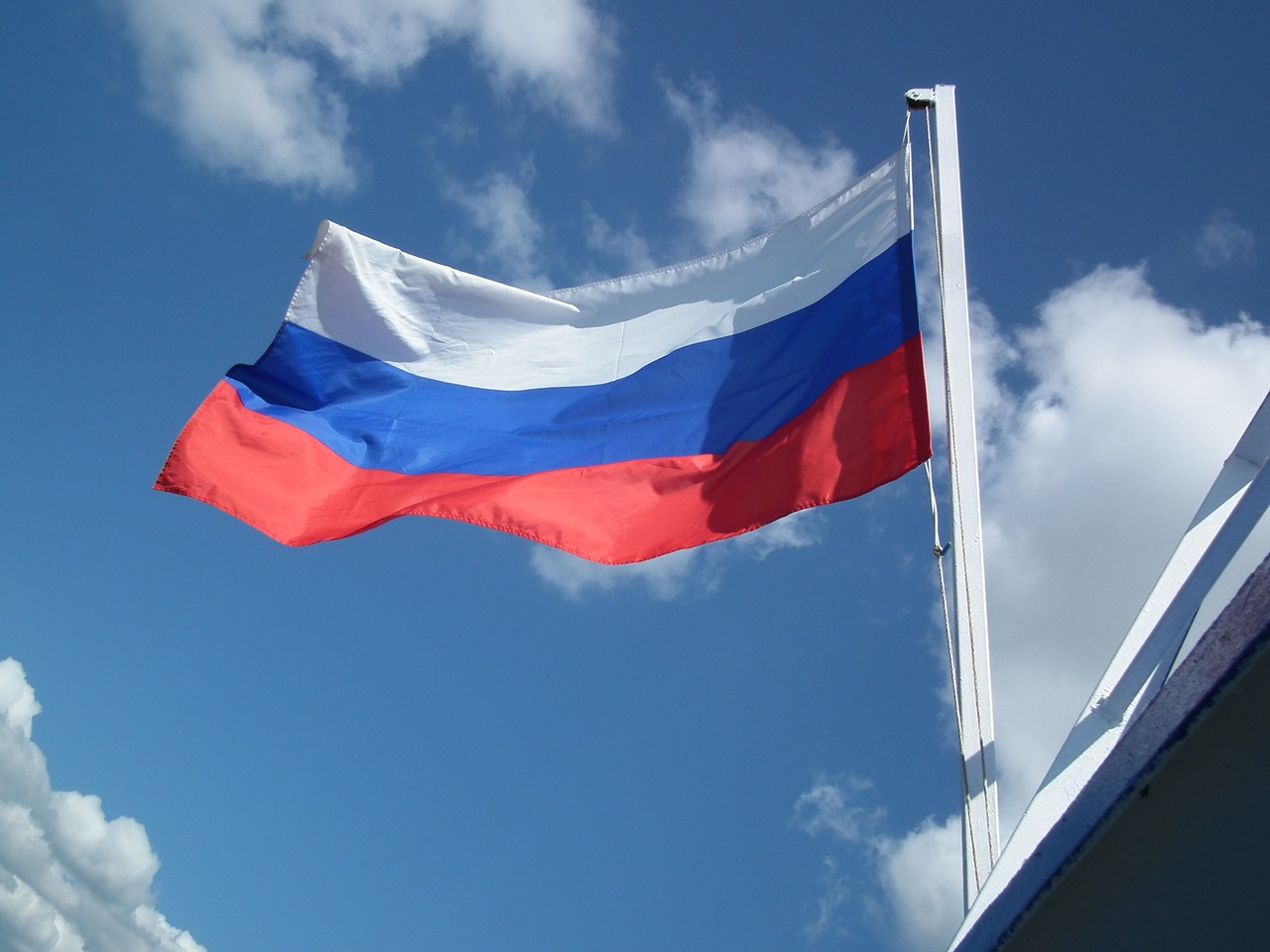 flag russia moscow free photo