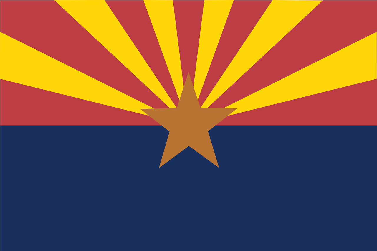 flag state arizona free photo