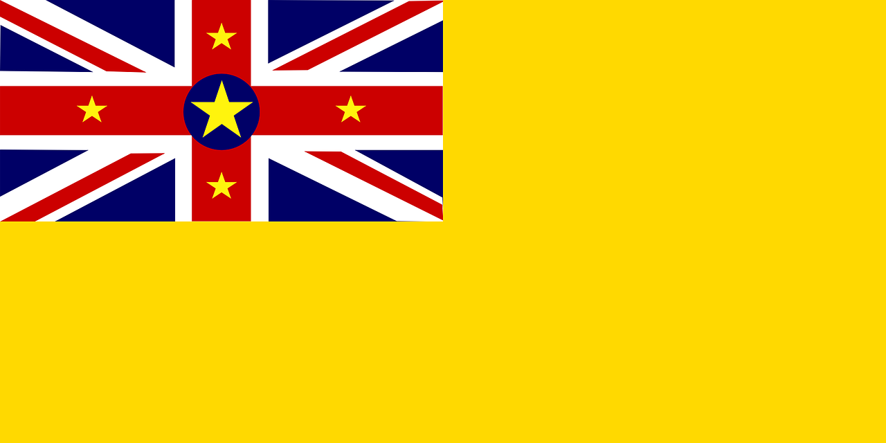 flag niue oceania free photo