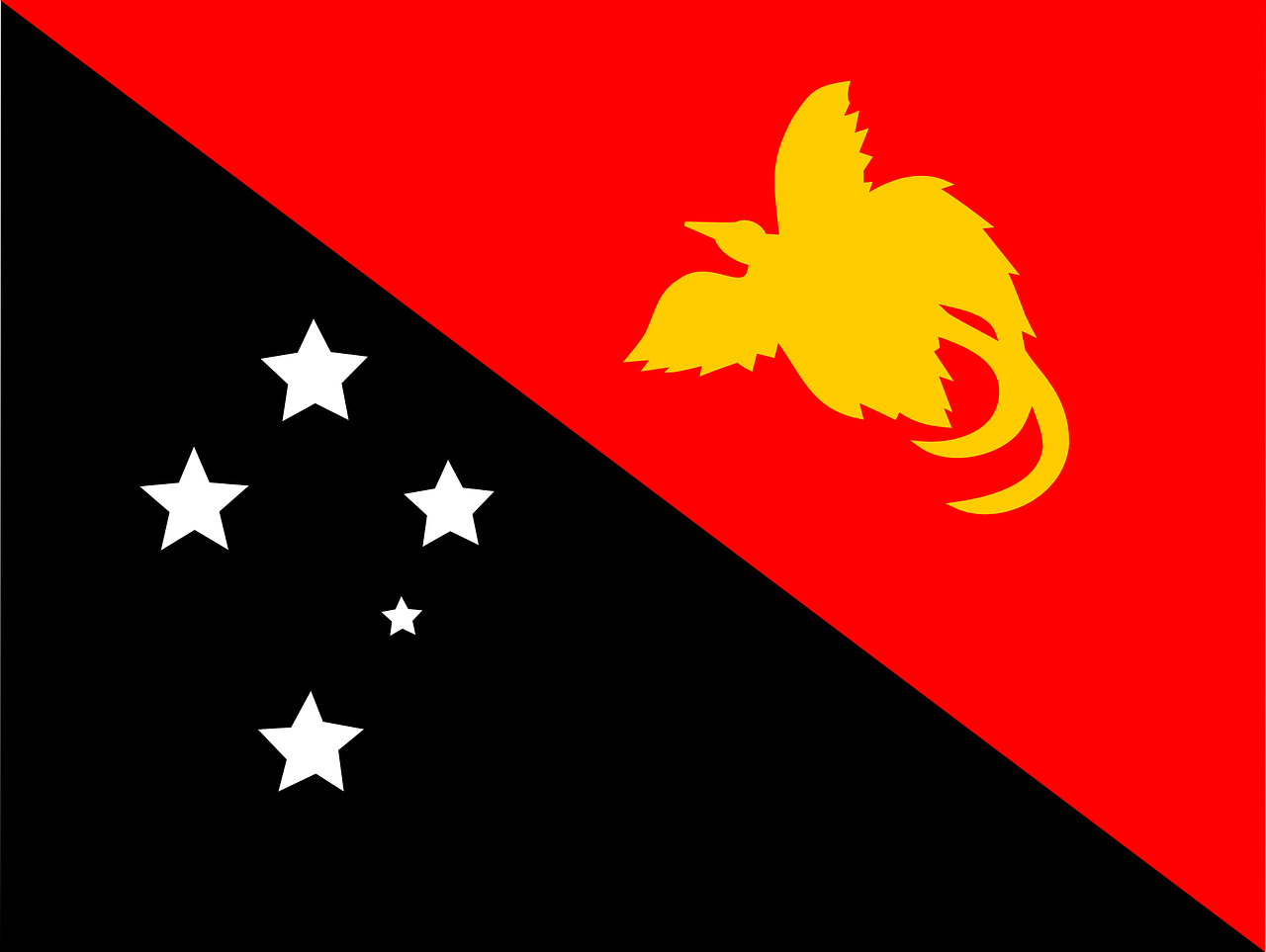 flag papua new guinea free photo