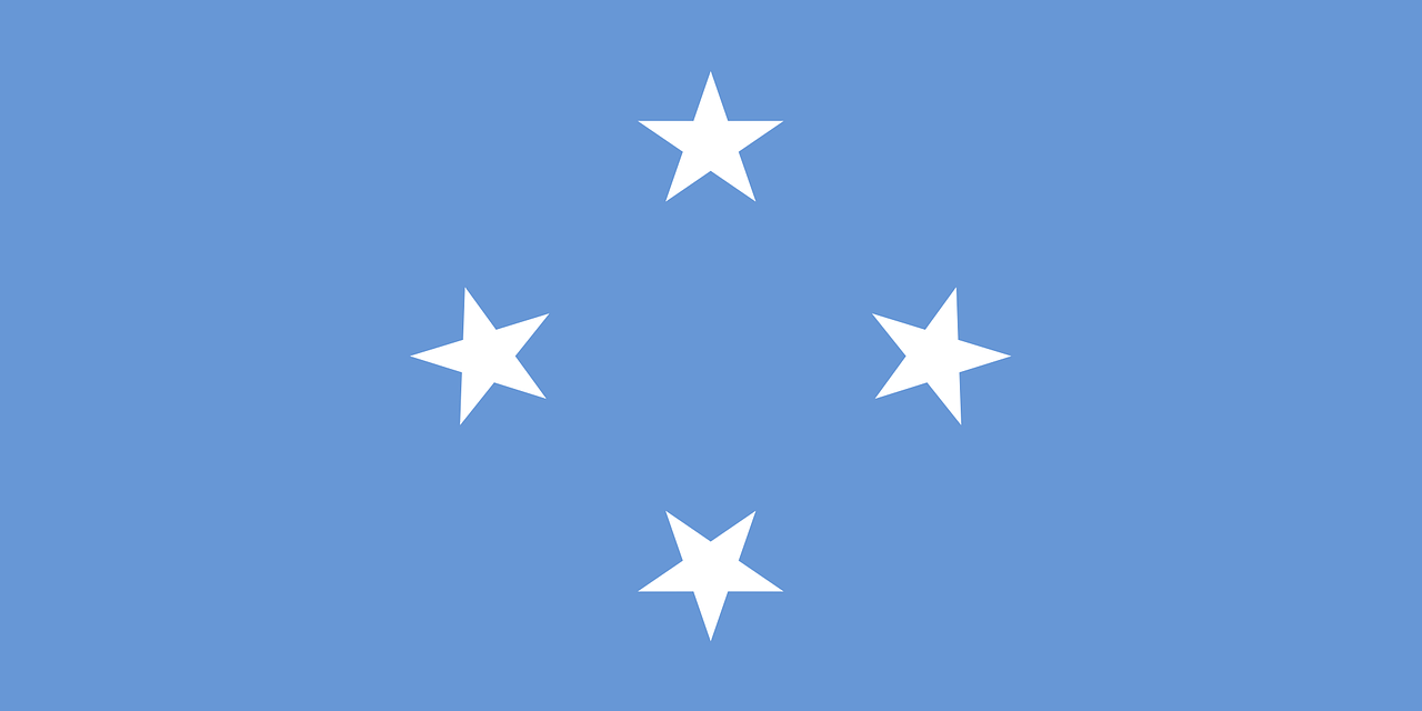 flag federated states of micronesia micronesia free photo