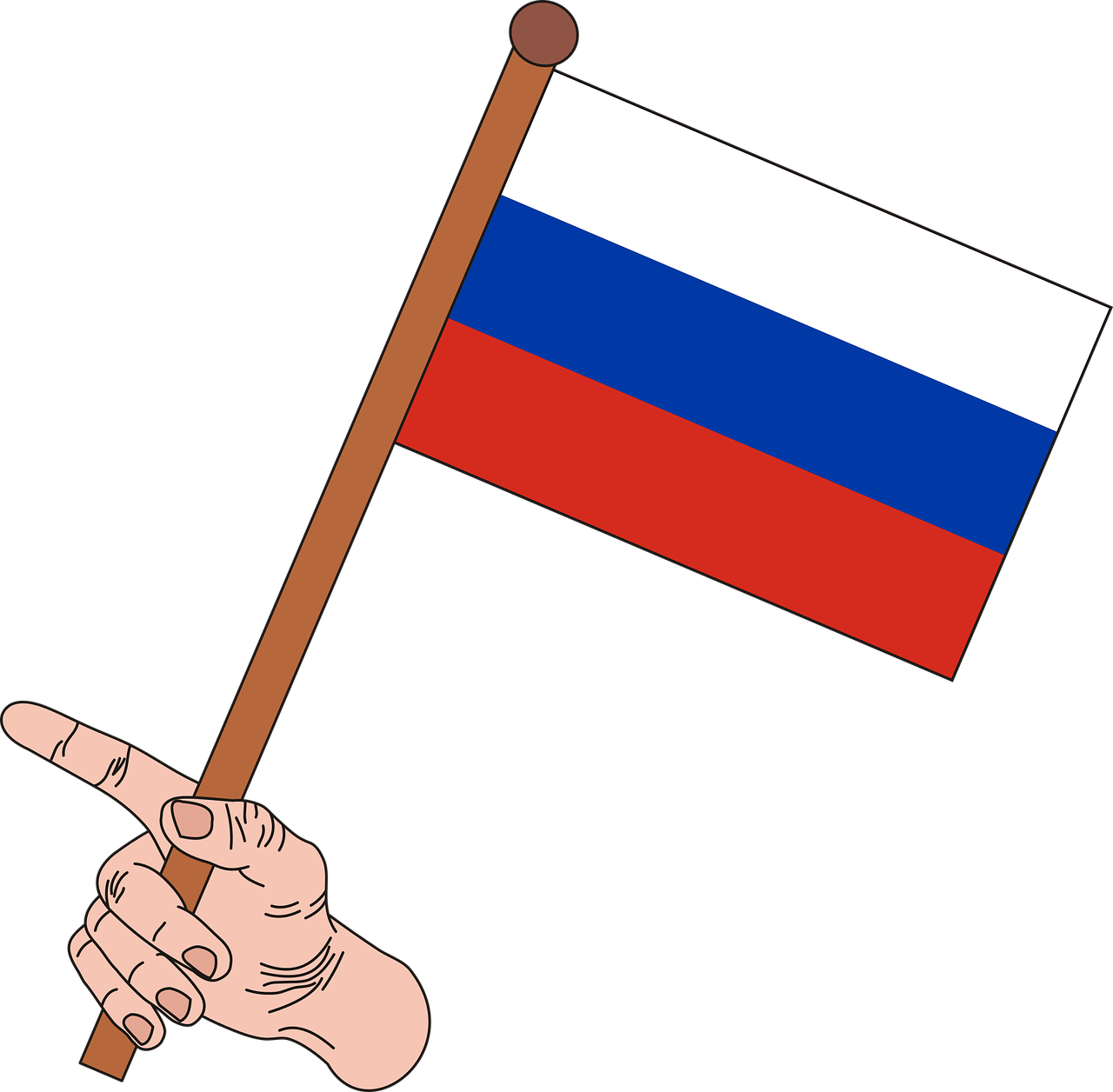 flag the flag of russia russia free photo