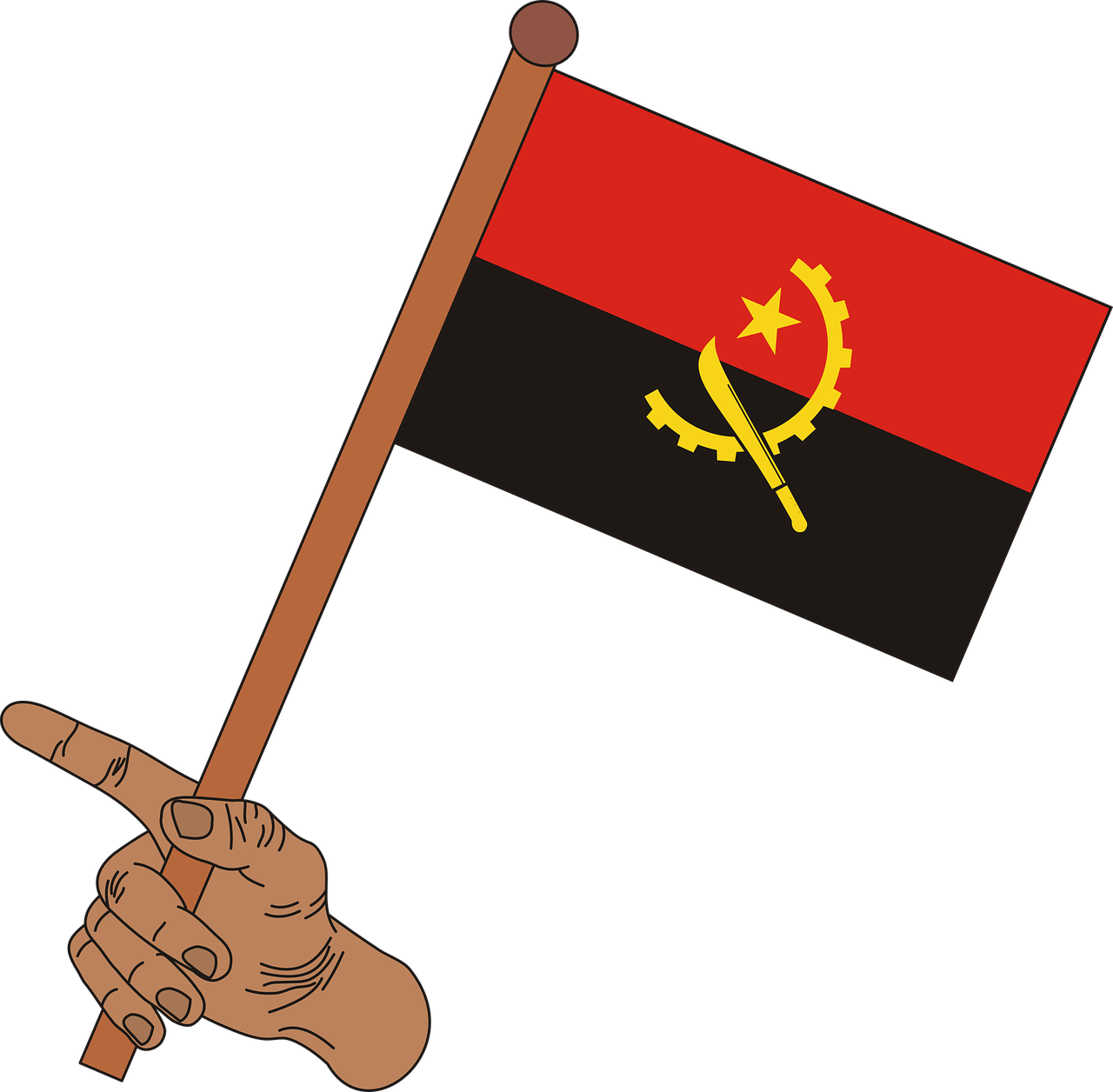 flag angola flag of angola free photo