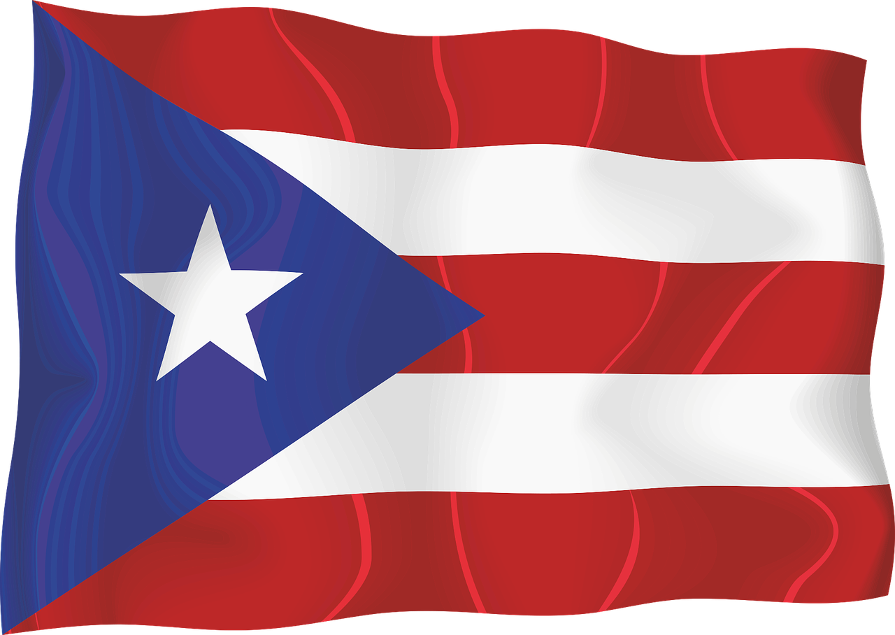 flag puerto rico country free photo