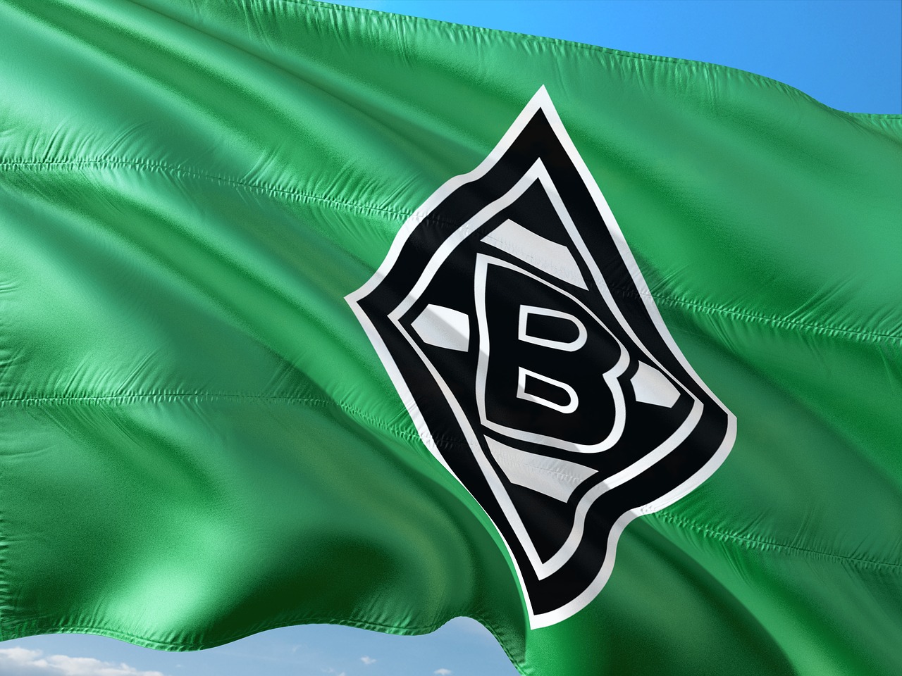Флаг Боруссии Менхенгладбах