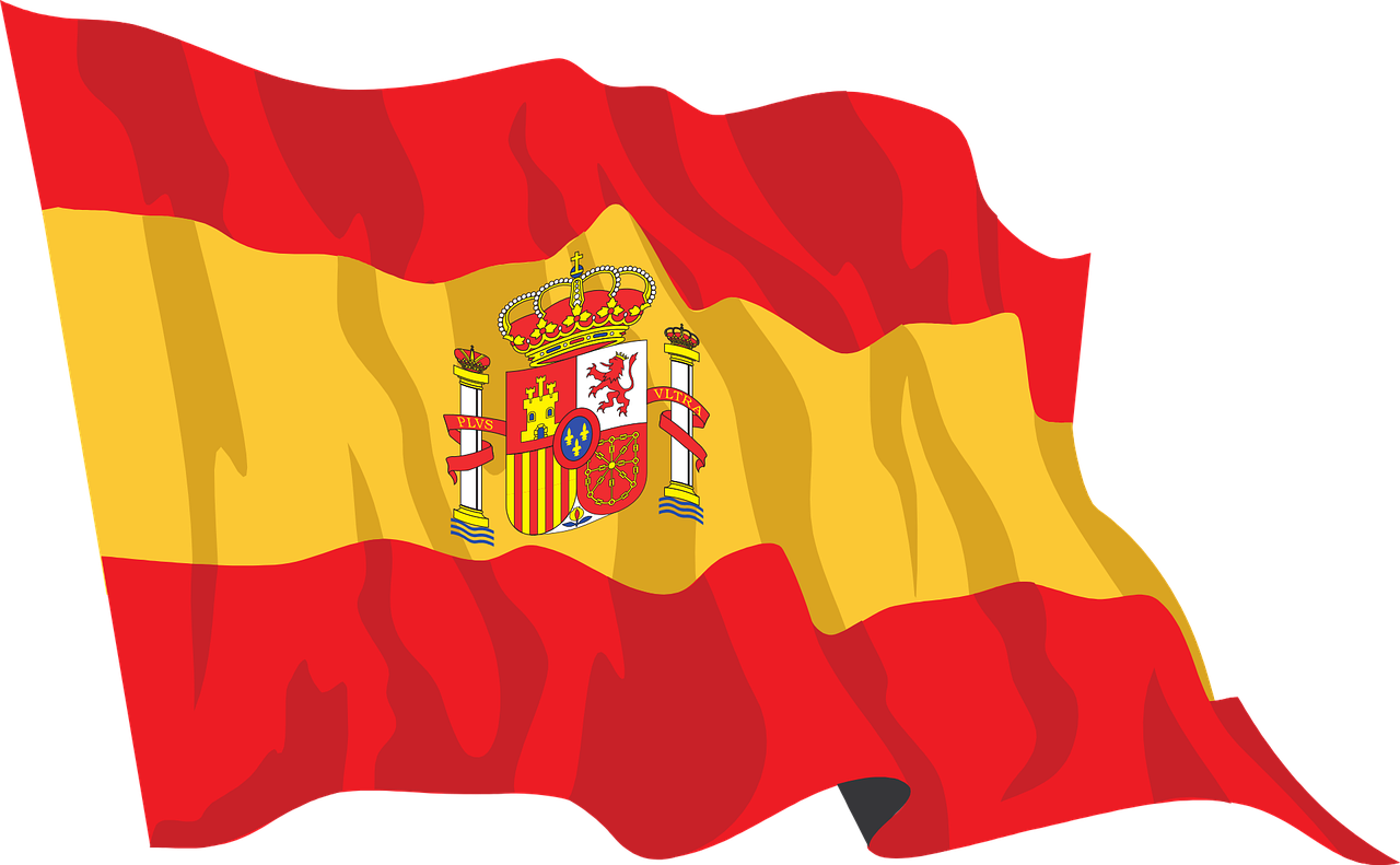 flag spain coat of arms free photo