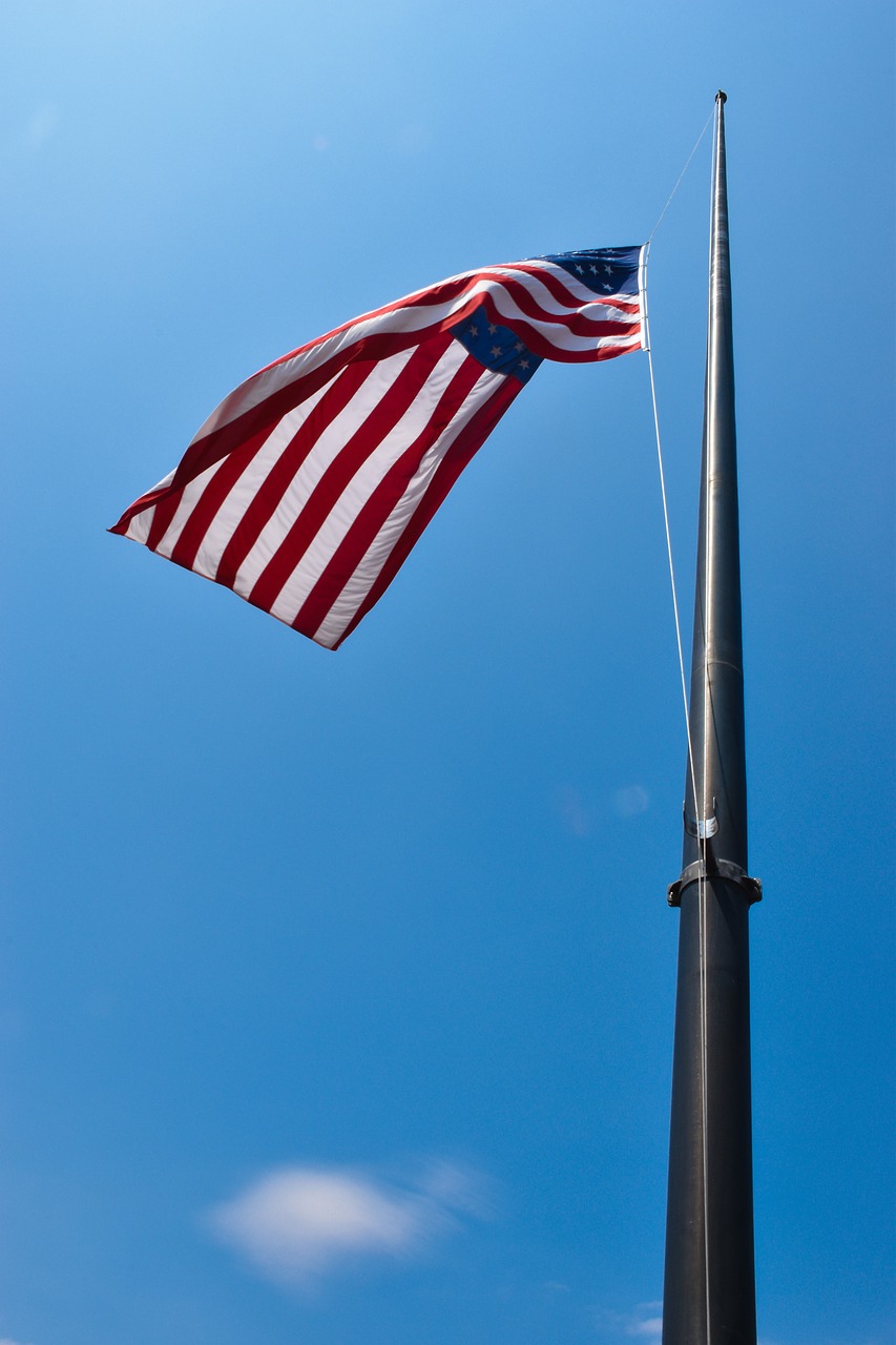 flag bern flag at half-mast free photo