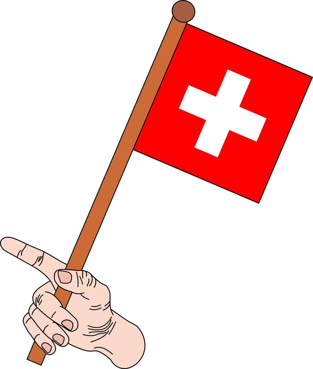 flag switzerland flag switzerland free photo