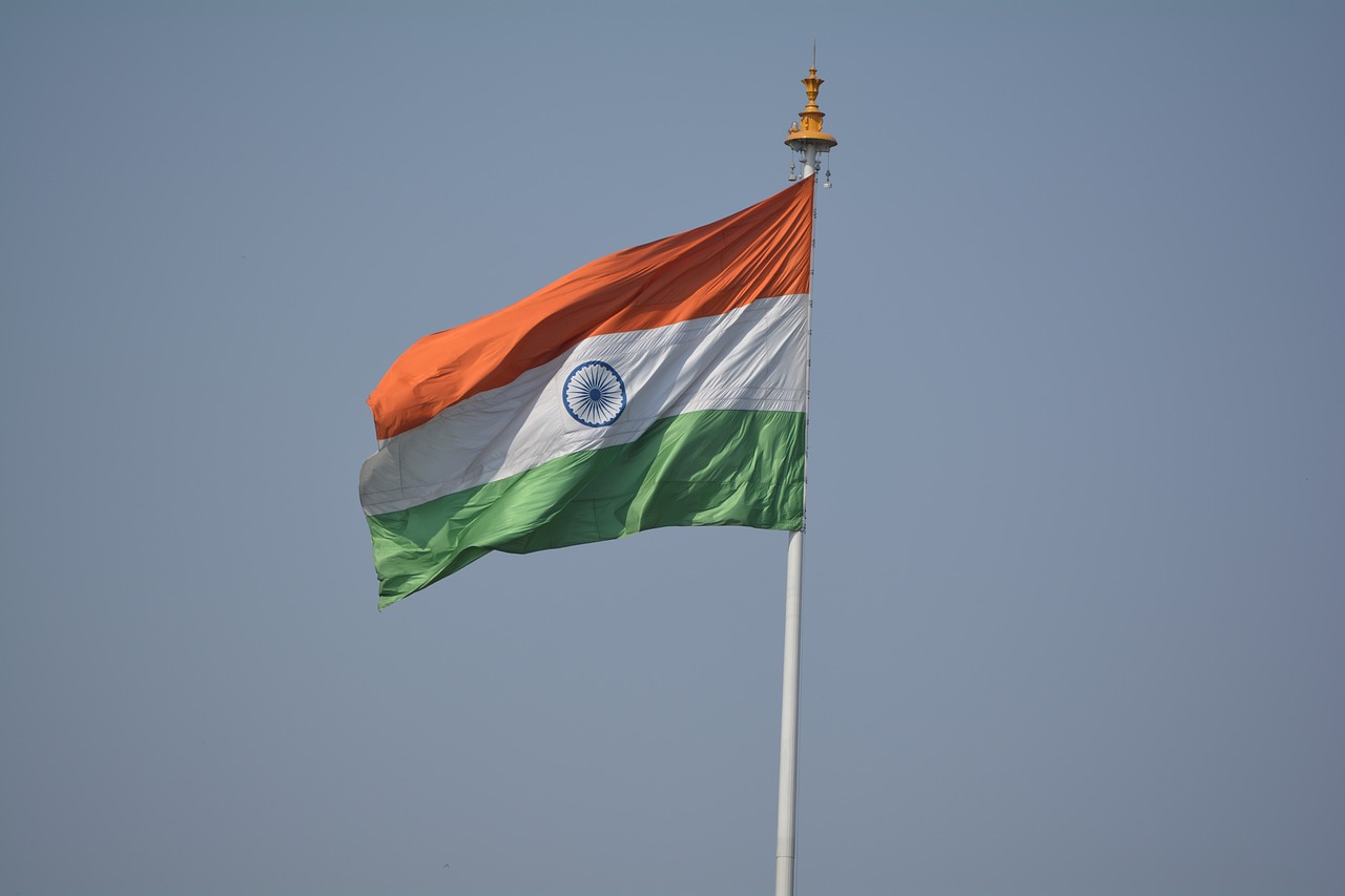 flag  india  tricolor free photo