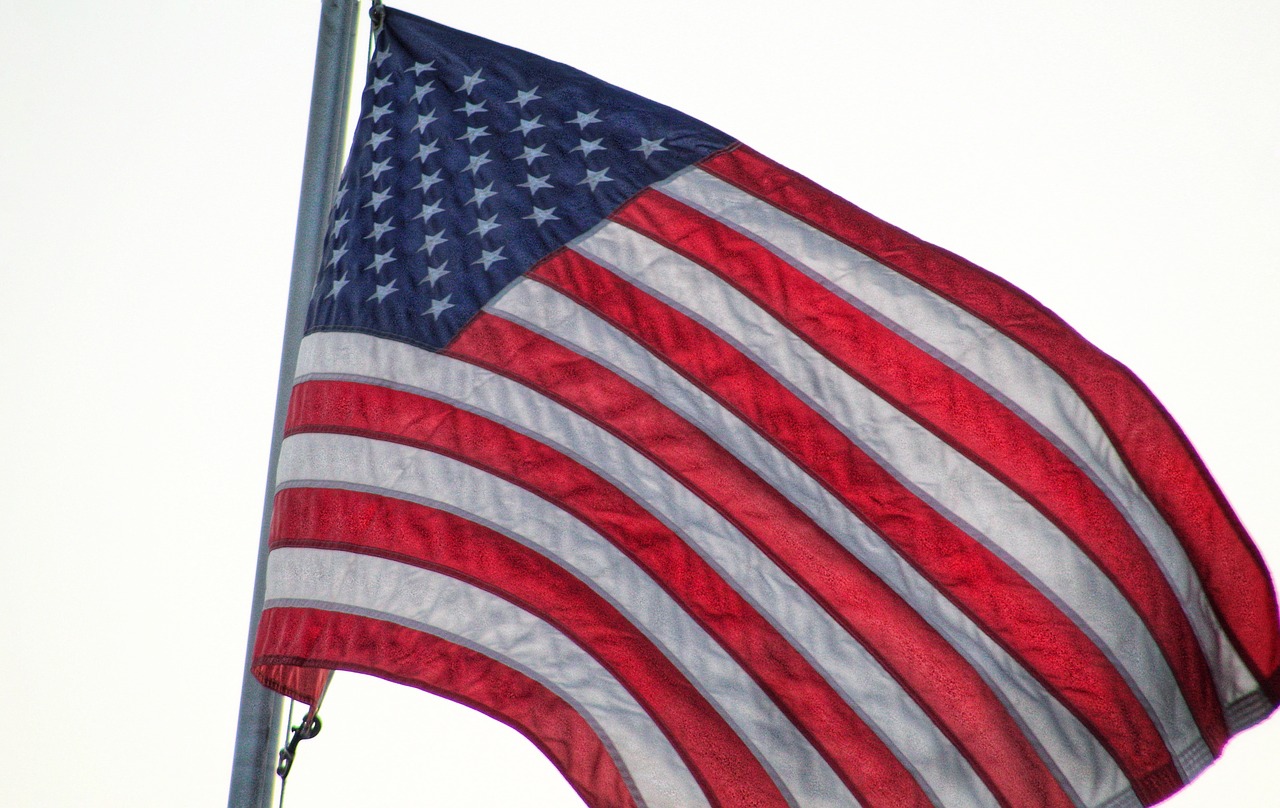 flag  flagpole  old glory free photo