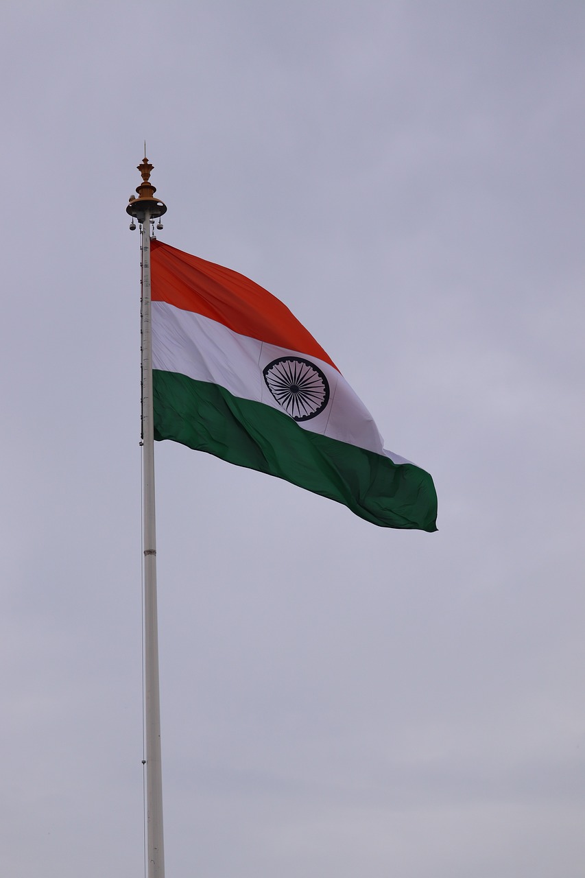 flag  india  nature free photo