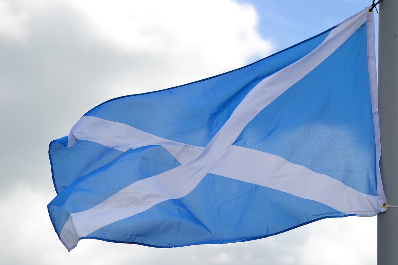 flag  scottish  scotland free photo