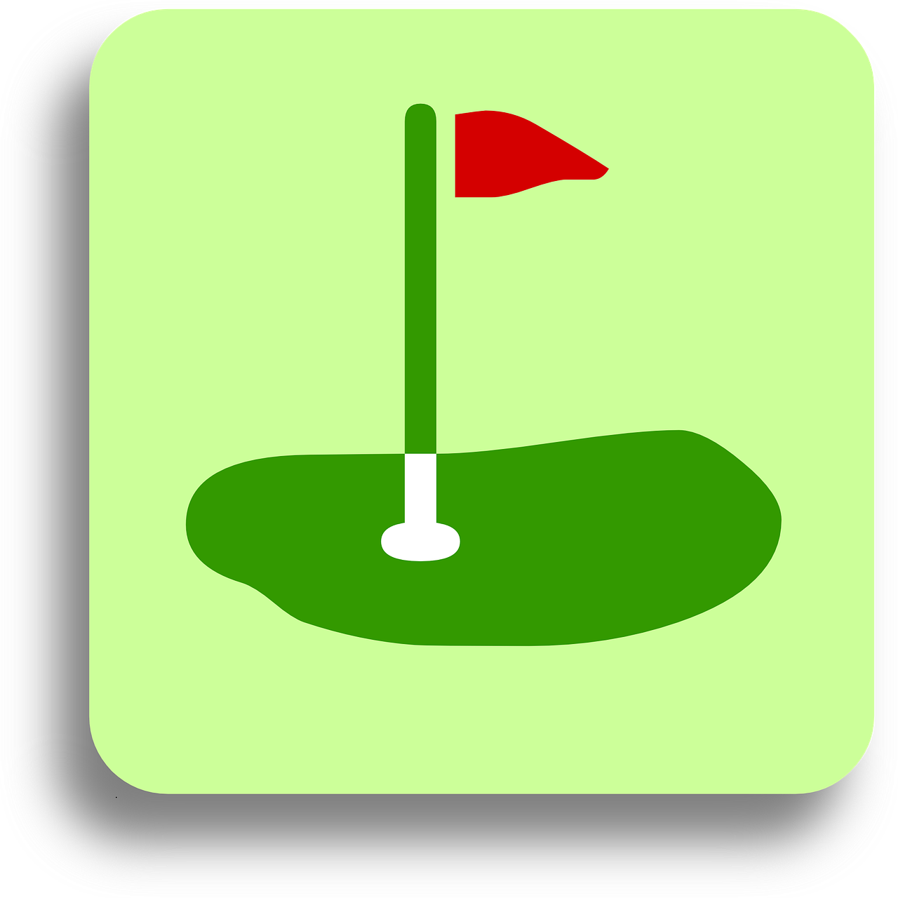 flag golf green free photo