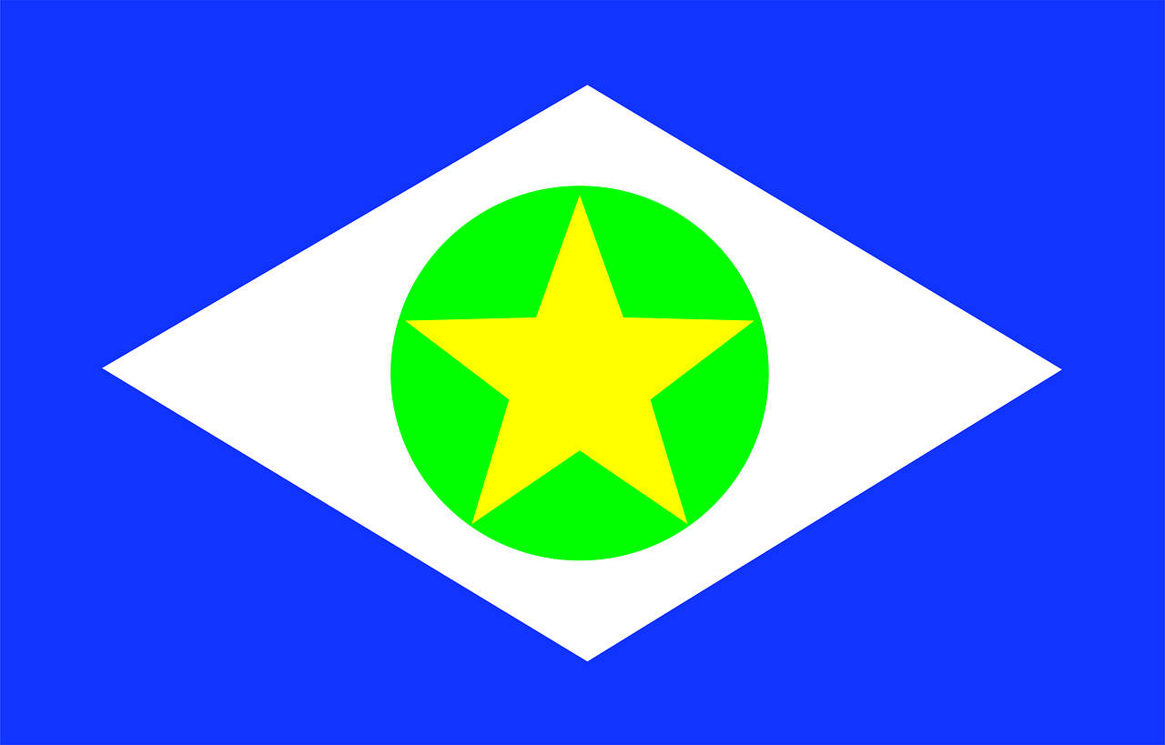 flag  state  mato grosso free photo