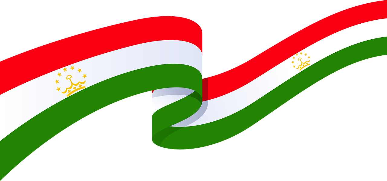 flag  ribbon  tajikistan free photo