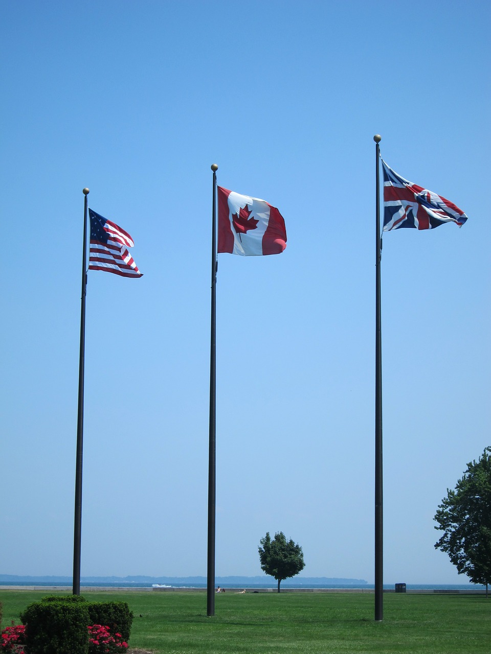 flag sky america free photo