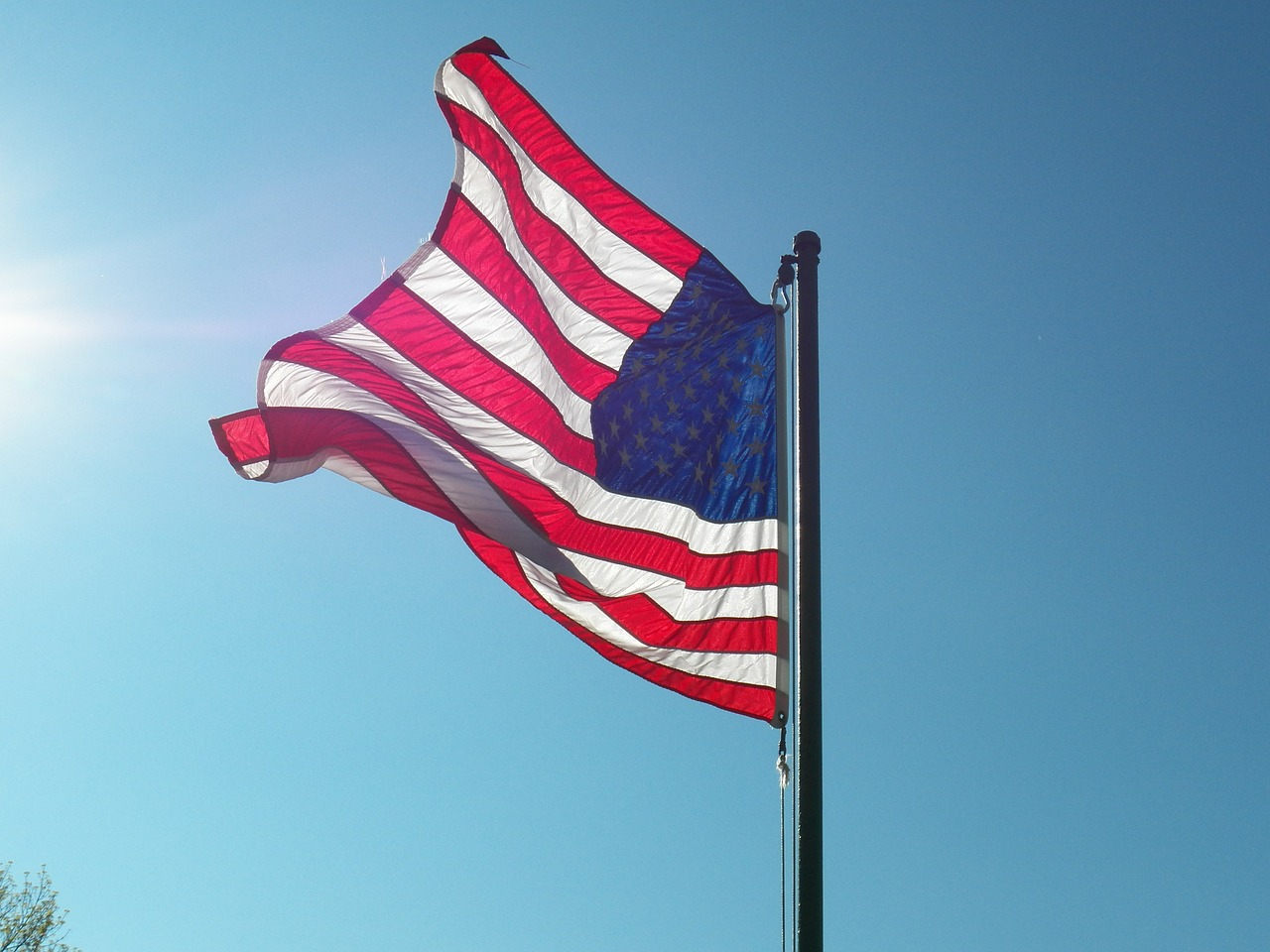 flag american patriotic free photo