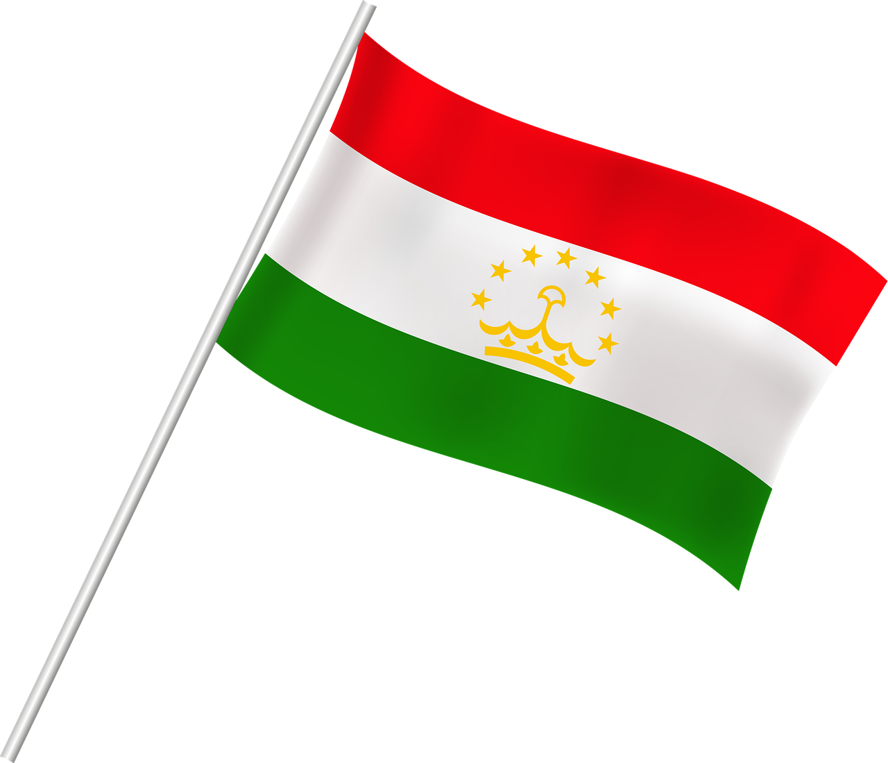 flag  iran  tajikistan free photo