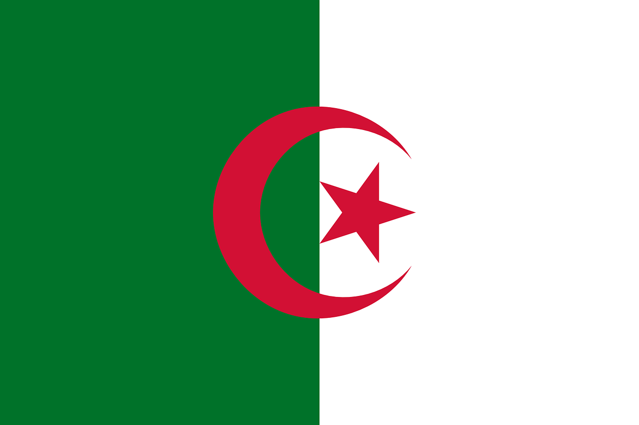 flag algeria green free photo