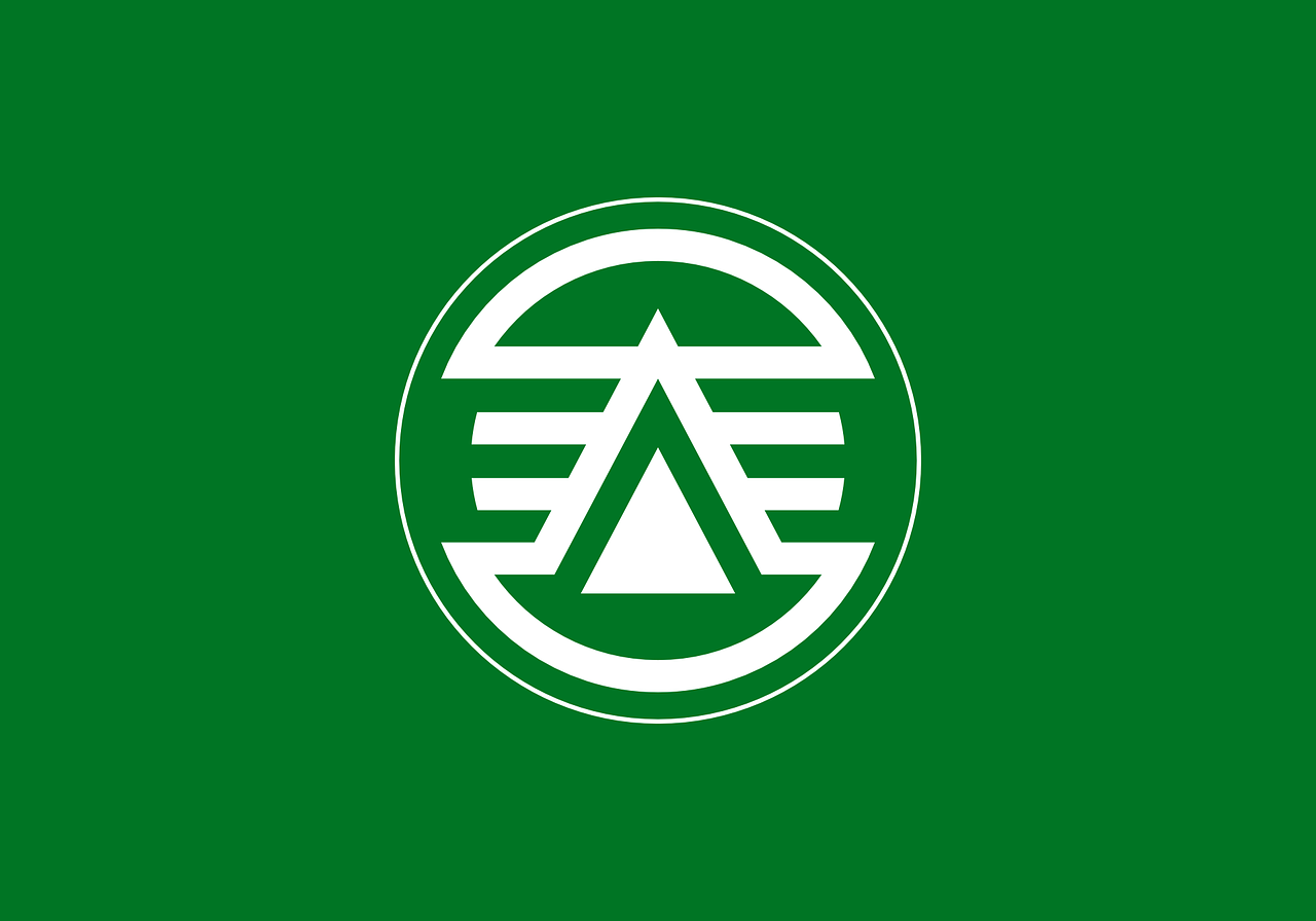 flag kasuga fukuoka free photo