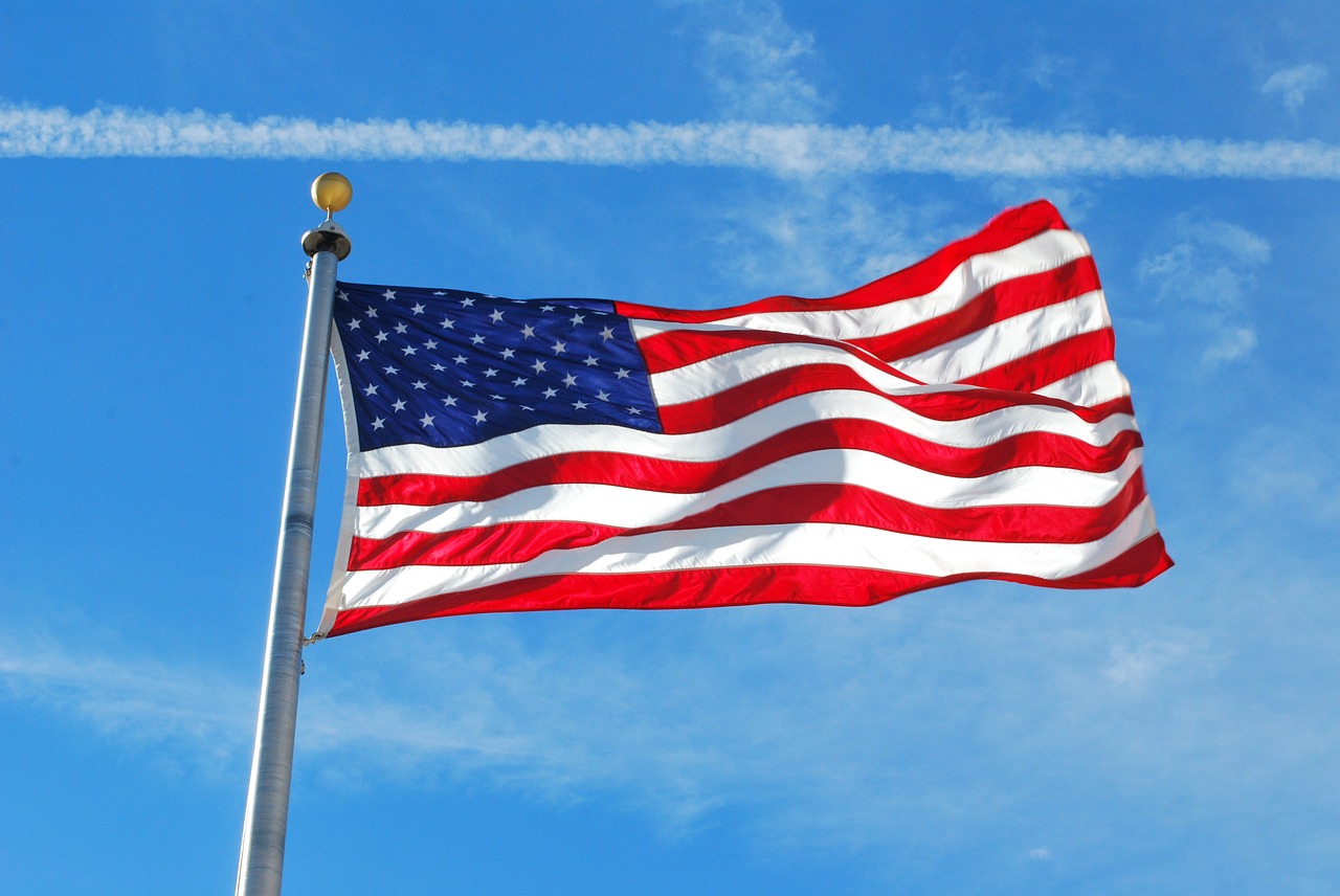 flag  usa  america free photo