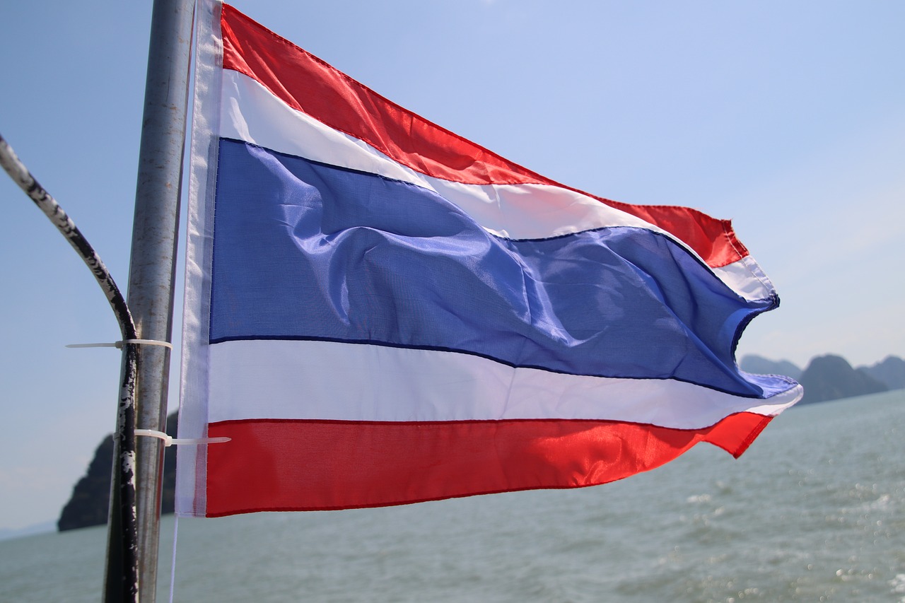 flag  thailand  asia free photo