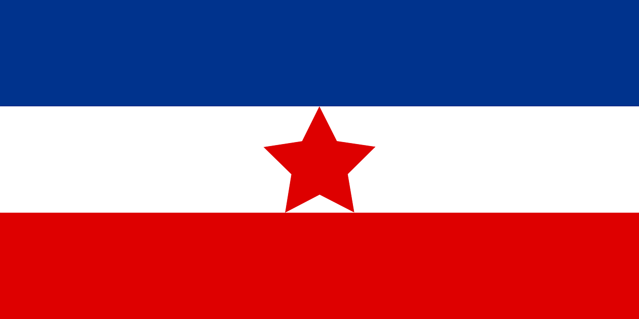 flag yugoslav historical free photo
