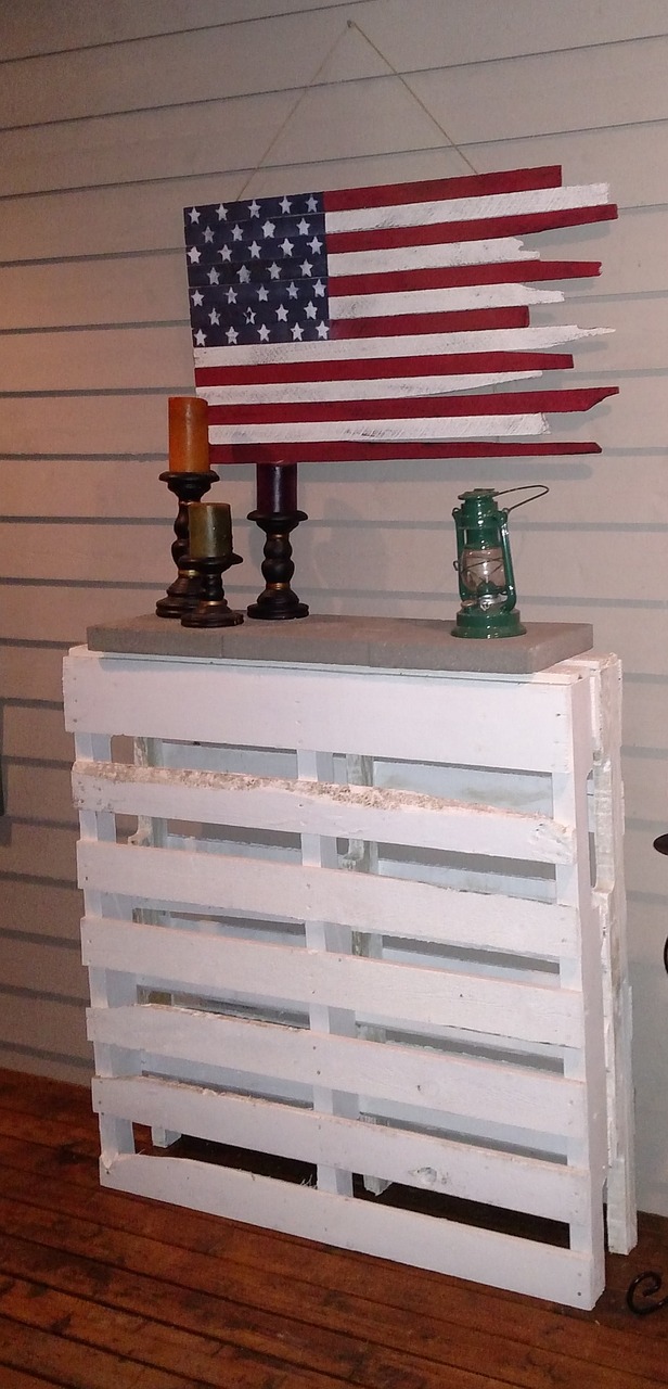 flag america pallet free photo