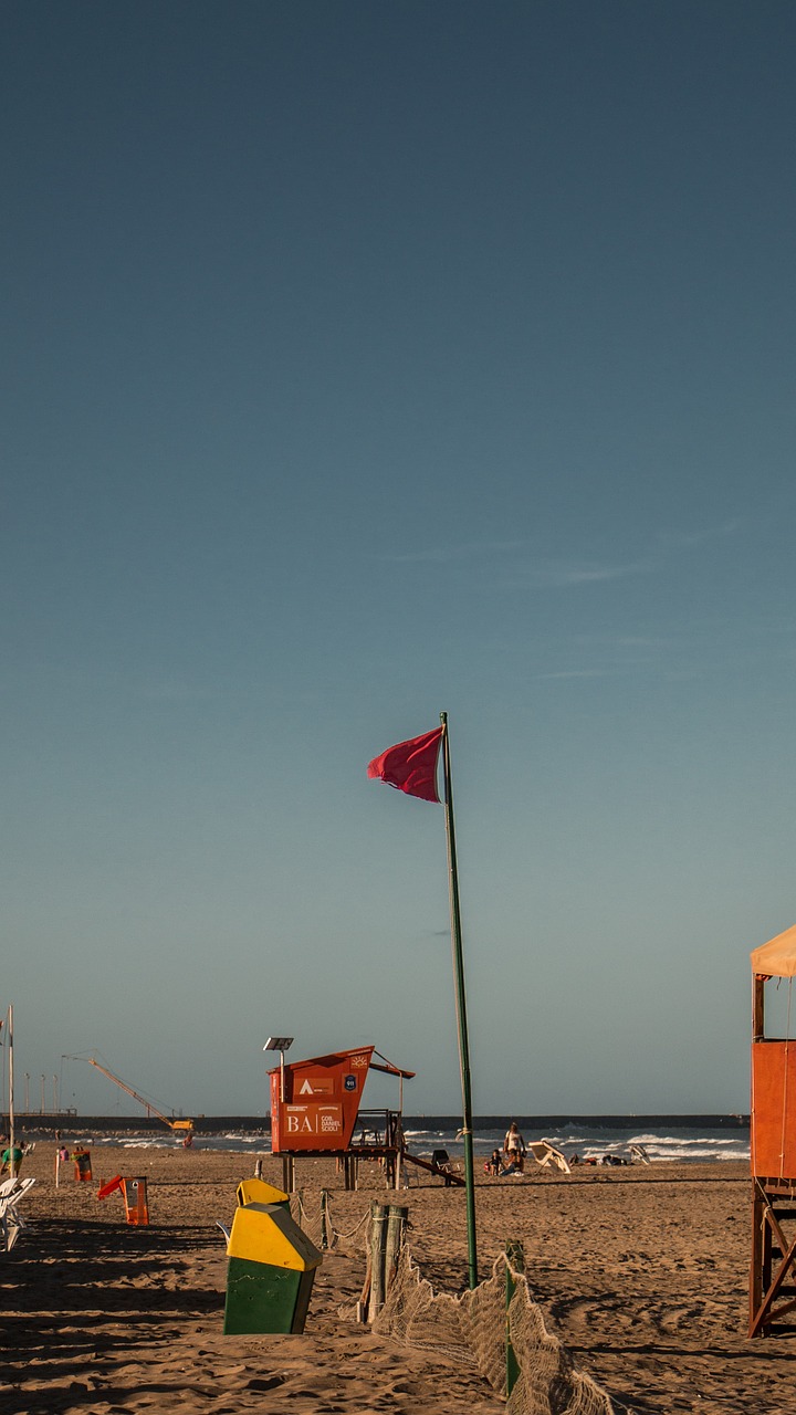 flag sea landscape free photo