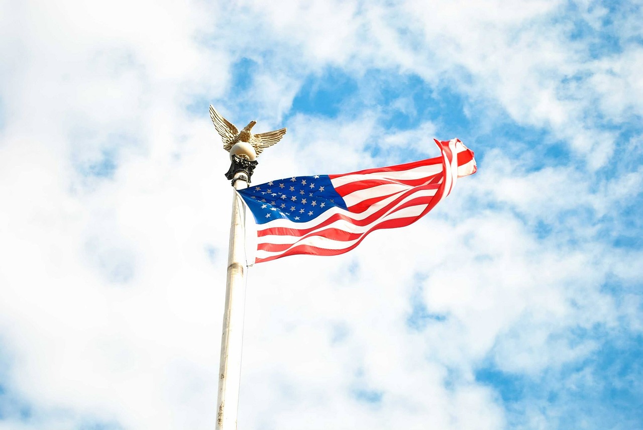 flag usa american free photo