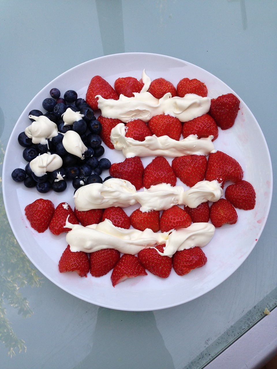 flag 4th july berries free photo