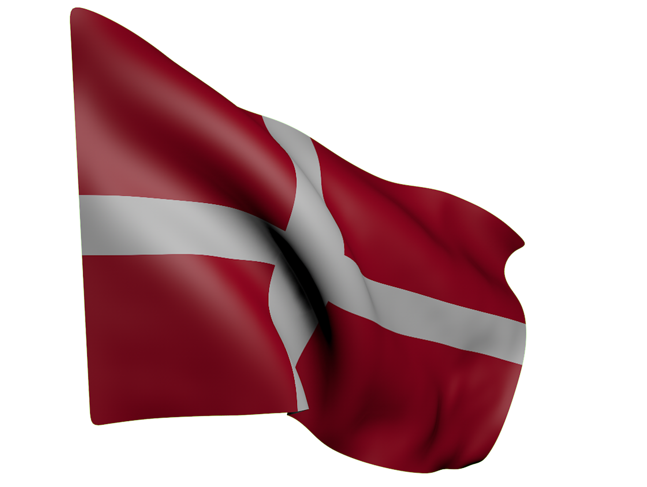 flag denmark red white free photo